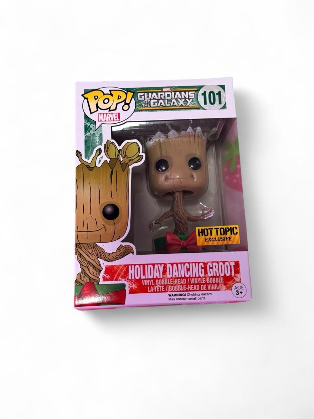 Funko Pop! Holiday Dancing Groot #101 Hot Topic Exclusive NWT
